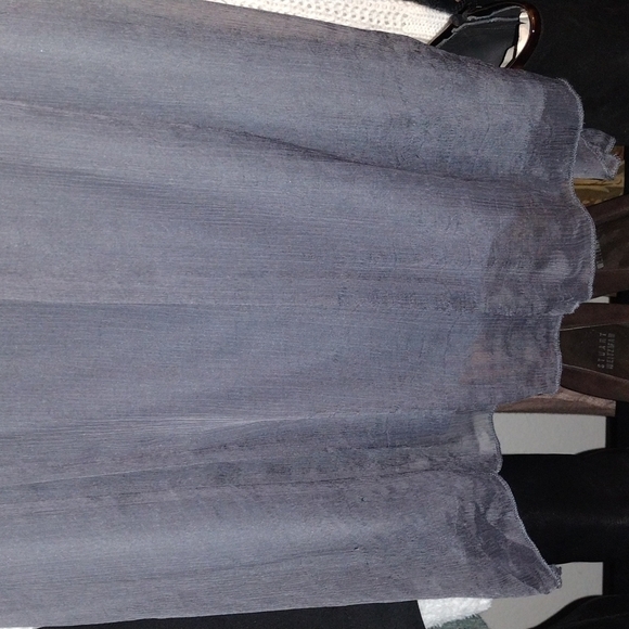 GREY Silk Blouse - Picture 2 of 4